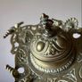 Vintage brass inkwell Image 2
