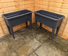 2 x raised planters