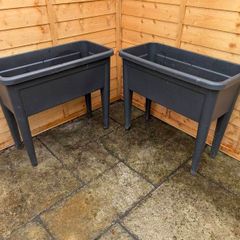 2 x raised planters