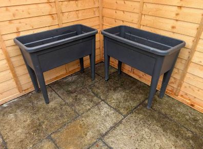 2 x raised planters