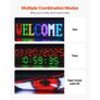 Programmable LED Sign, P10 Full Color Flexible Digital Scrolling Panel, DIY Custom Text Pattern GIF Display Board, Bluetooth APP Control Message Shop Sign for Store Business Advertising, 40x8 in Image 2