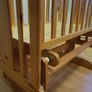 wooden baby crib (rocking cradle) Image 3