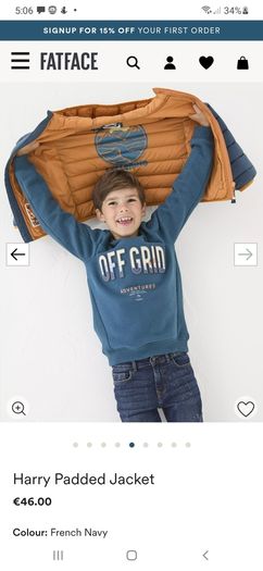 Fatface boys jacket age 6 - 7 years.RRP 46