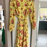 & other stories yellow floral wrap around dress Image 8