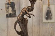 Tiffany-Style Art Nouveau Table Lamp