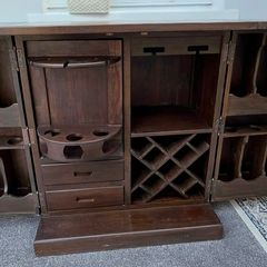 Wooden drinks cabinet