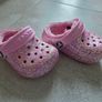 UK4, Crocs Kids' Classic Lined Glitter Clogs Image 2
