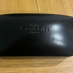 Coach New York Black Hard Clamshell Sunglasses Eyeglasses Case Genuine
