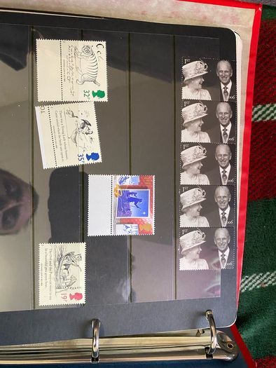 2 vintage stamp books