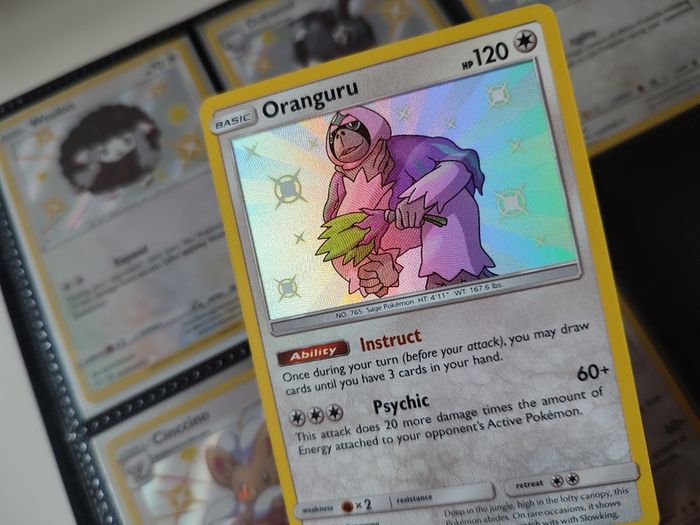 Oranguru ! Secret Rare ! from Secret Vault ! Hidden Fates Set ! 2019 ! Pokemon Card !