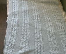 blue baby blanket