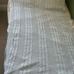 blue baby blanket