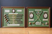 Vintage Golf Heritage  Two Framed Displays