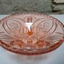 Vintage pink glass bowl Image 5