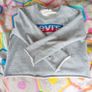 ladies jumper. LEVIS grey crop sweatshirt. Size small Image 5