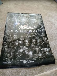Avengers End Game Encore Cinema Quad poster