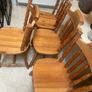 4 x Lovely Wooden Pine Kitchen Dining Chairs - Can Deliver Image 2