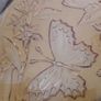 Stunning Art deco - Amber Glass Tray Image 2