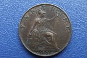 1901 Great Britain. Victoria. Farthing