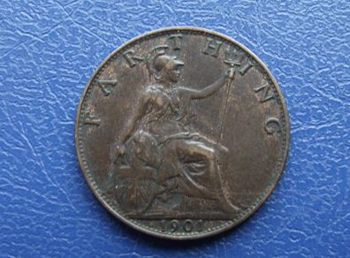 1901 Great Britain. Victoria. Farthing