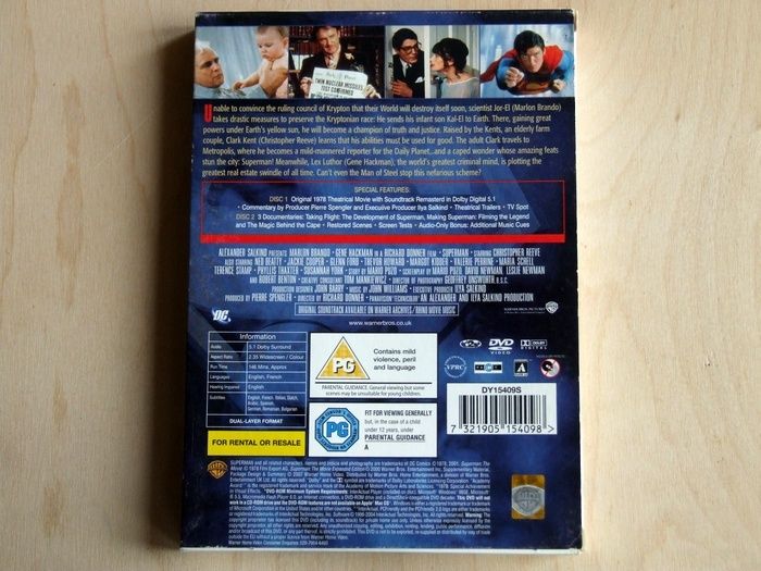 Superman movies (DVD)