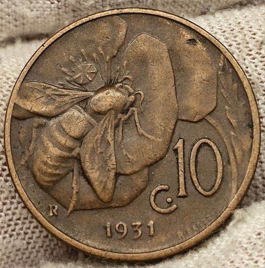 Italy 1931 10 Centesimi Coin