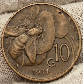 Italy 1931 10 Centesimi Coin