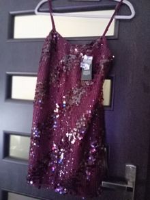 Cute sexy wine/burgundy dress