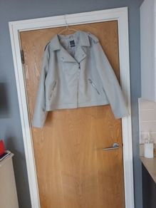 Primark  Faux  Leather Jacket.   S. 2XL 20-22  New- No Tag.