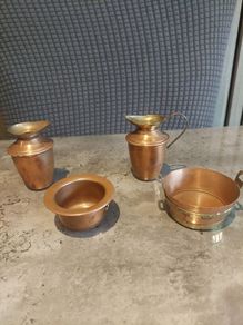 antique copper set