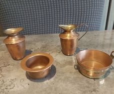 antique copper set