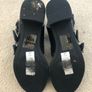 Miss Selfridge black sandals silver buckle size 4 Image 5