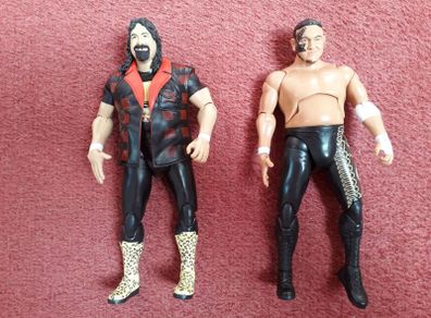 TNA Mick Foley & Samoa Joe Action Figures