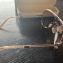 Chloe Isidora metal aviator sunglasses rose gold-tone metal wireframe, gradient lenses & White case Image 6
