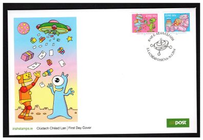 2014 Ireland Greetings Self-adhesive Stamp Booklet Commemorative Stamps An Post First Day Cover (FDC)