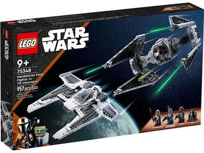 LEGO Star Wars The Mandalorian Fang Fighter vs TIE Interceptor (75348)
