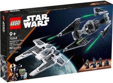 LEGO Star Wars The Mandalorian Fang Fighter vs TIE Interceptor (75348)