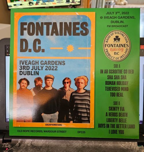 Fontaines D.C. "Live In Dublin's Fair City" Vinyl Album