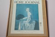 Antique "The ladies home journal" framed