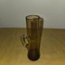 Vintage hand blown Amber Jug Image 6
