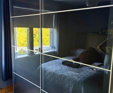 Glass sliding wardrobe Doors