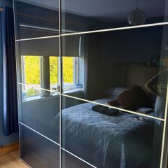 Glass sliding wardrobe Doors