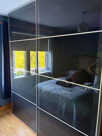 Glass sliding wardrobe Doors