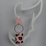 Pastel Pink Leopard Print Geometric Earrings Image 8