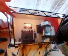 Mirror - Black Metal Frame