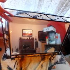 Mirror - Black Metal Frame