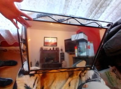 Mirror - Black Metal Frame