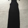 Ladies 'Zara' black bodycon dress. Size 12 Image 2
