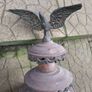 Old Carriage Lamp with Eagle surmount Image 9