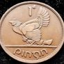 [#12] - Ireland 1940 | Irish 1d | Irish One Penny | Hen and Chicks | KM.11 Image 2